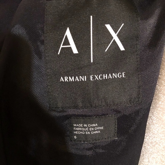 Armani Exchange dark navy blazer - Picture 6 of 6